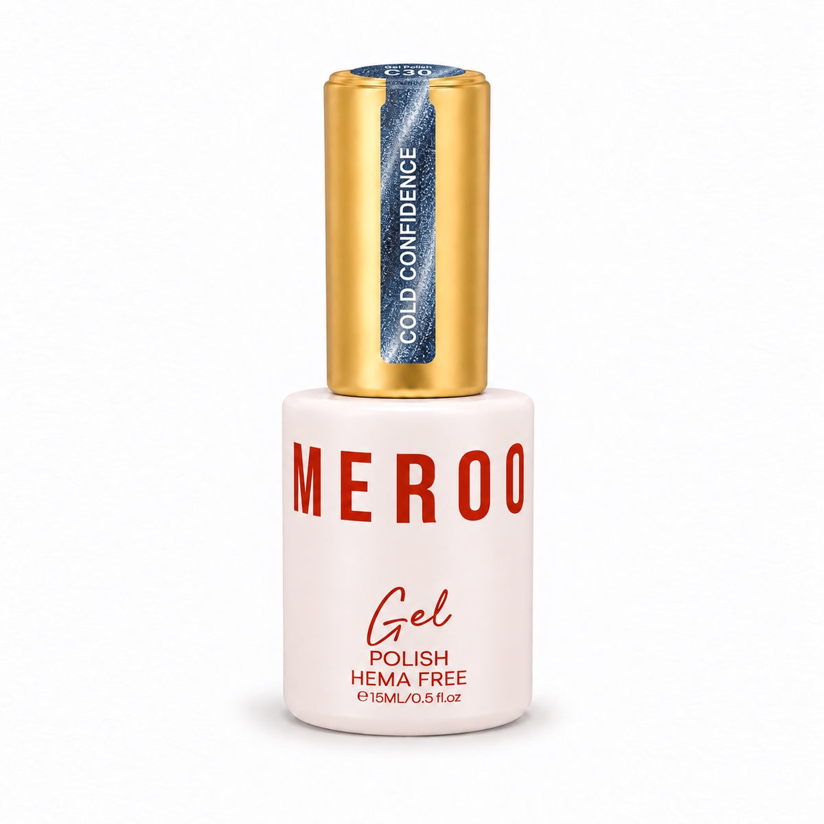 MEROO Cold Confidence C30 Cat Eye Gel Polish bottle, 15 ml