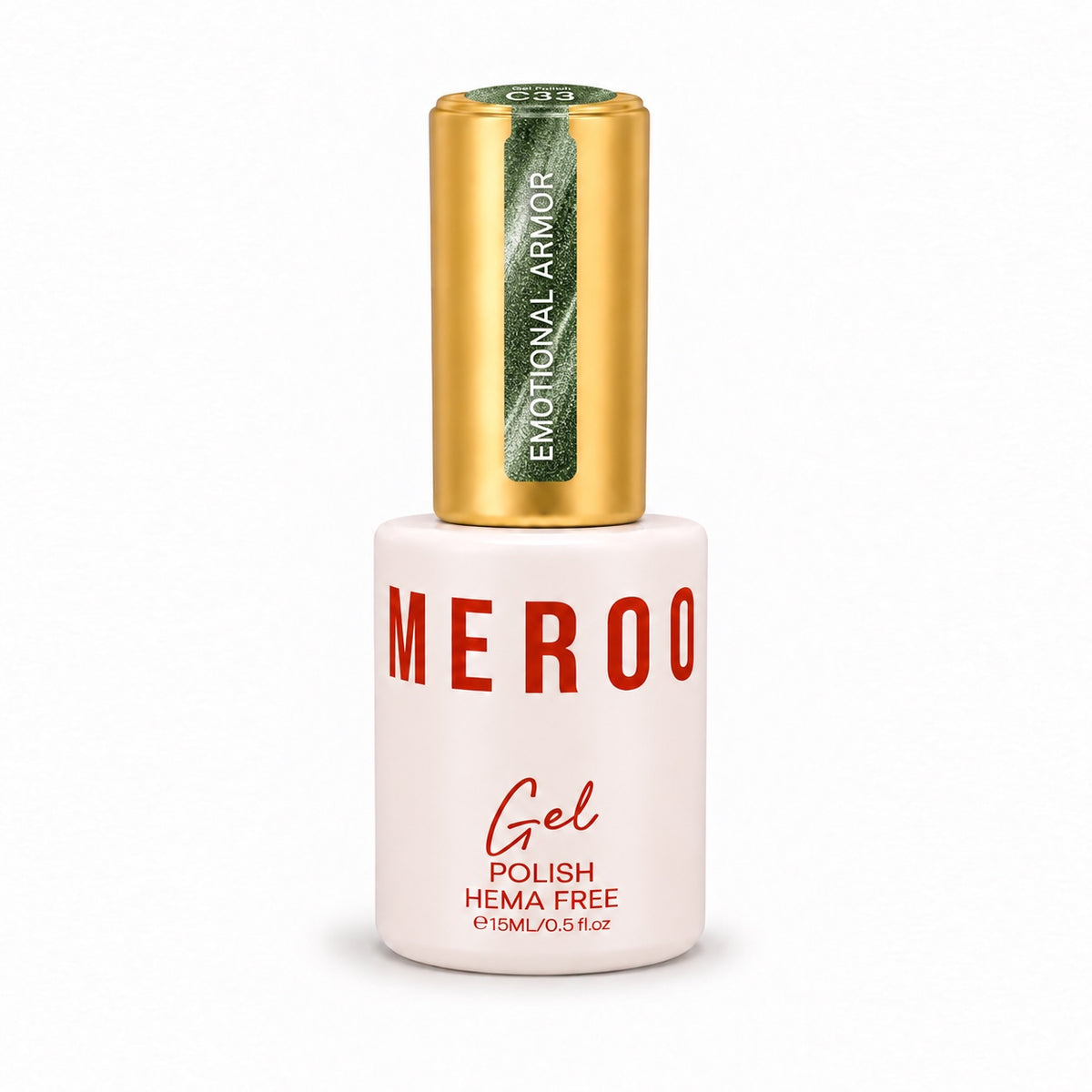 MEROO Emotional Armor C33 Cat Eye Gel Polish bottle, 15 ml