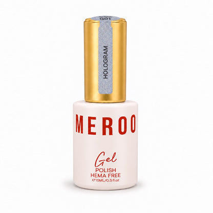 MEROO Hologram G01 Glitter Gel Polish bottle, 15 ml