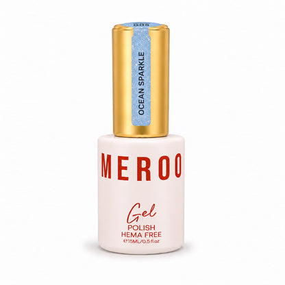 MEROO Ocean Sparkle G05 Glitter Gel Polish bottle, 15 ml