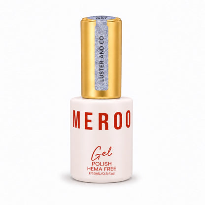 MEROO Luster And Co G07 Glitter Gel Polish bottle, 15 ml