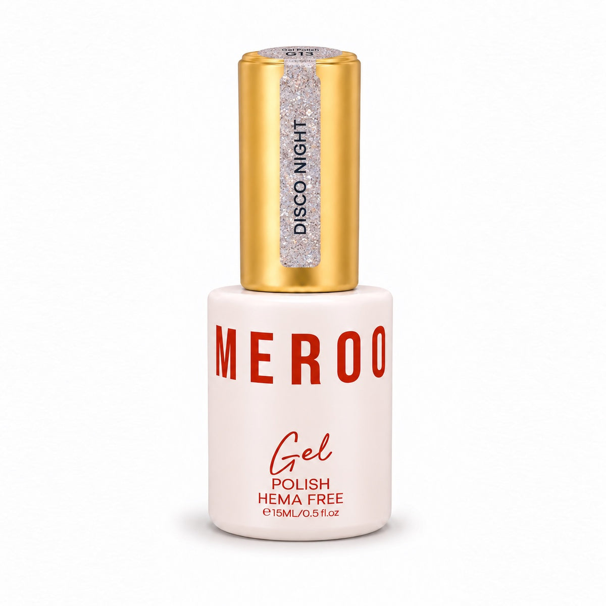 MEROO Disco Night G13 Glitter Gel Polish bottle, 15 ml