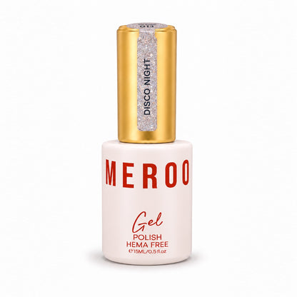 MEROO Disco Night G13 Glitter Gel Polish bottle, 15 ml