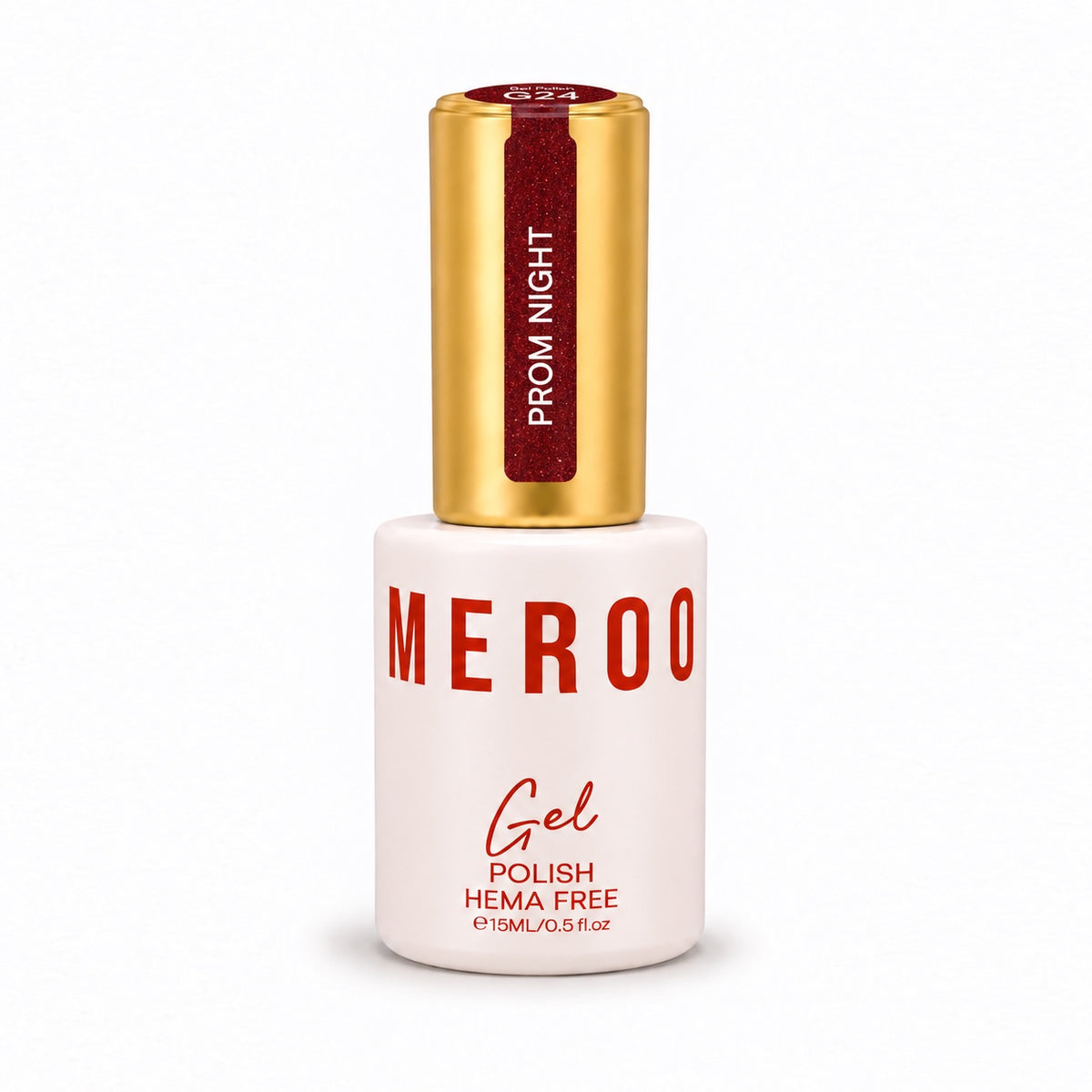 MEROO Prom Night G24 Glitter Gel Polish bottle, 15 ml