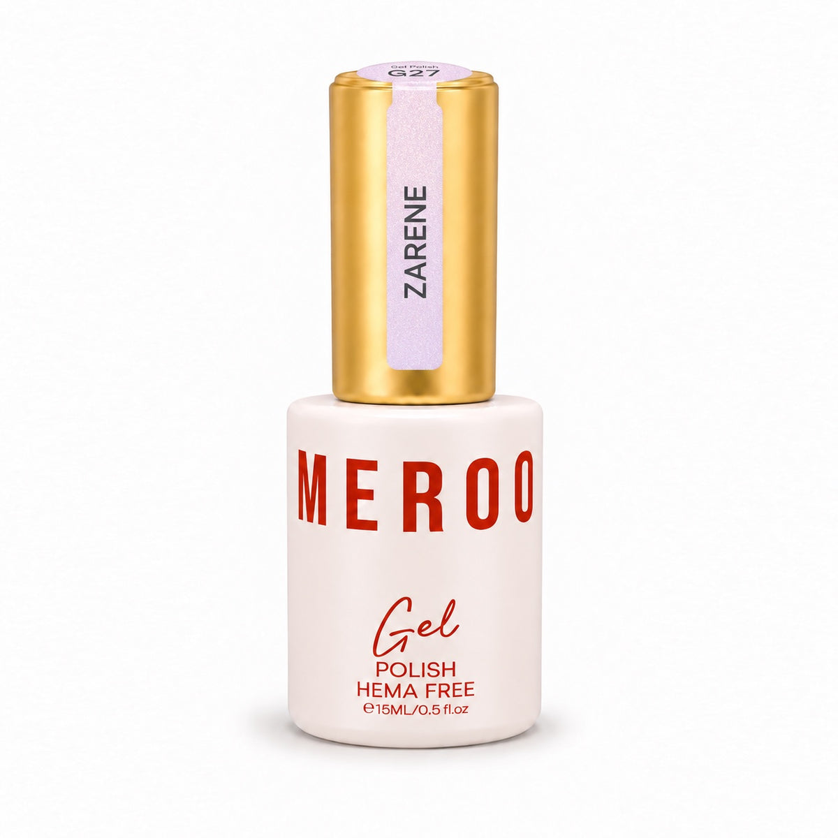 MEROO Zarene G27 Glitter Gel Polish bottle, 15 ml