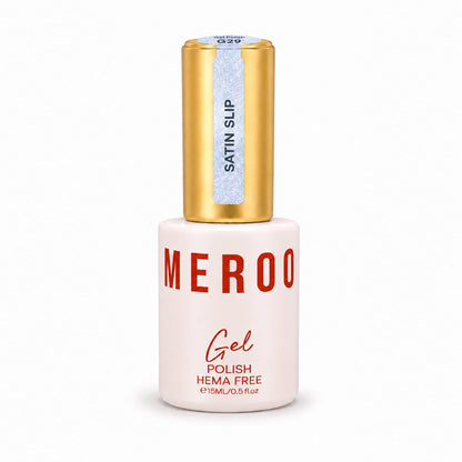 MEROO Satin Slip G29 Glitter Gel Polish bottle, 15 ml