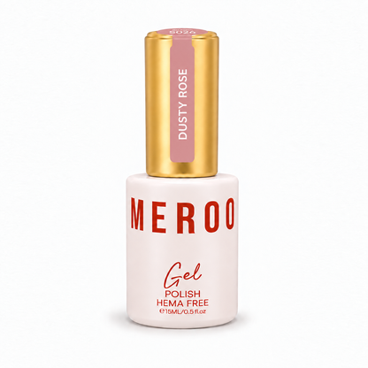MEROO Dusty Rose S026 Gel Polish bottle, 15 ml