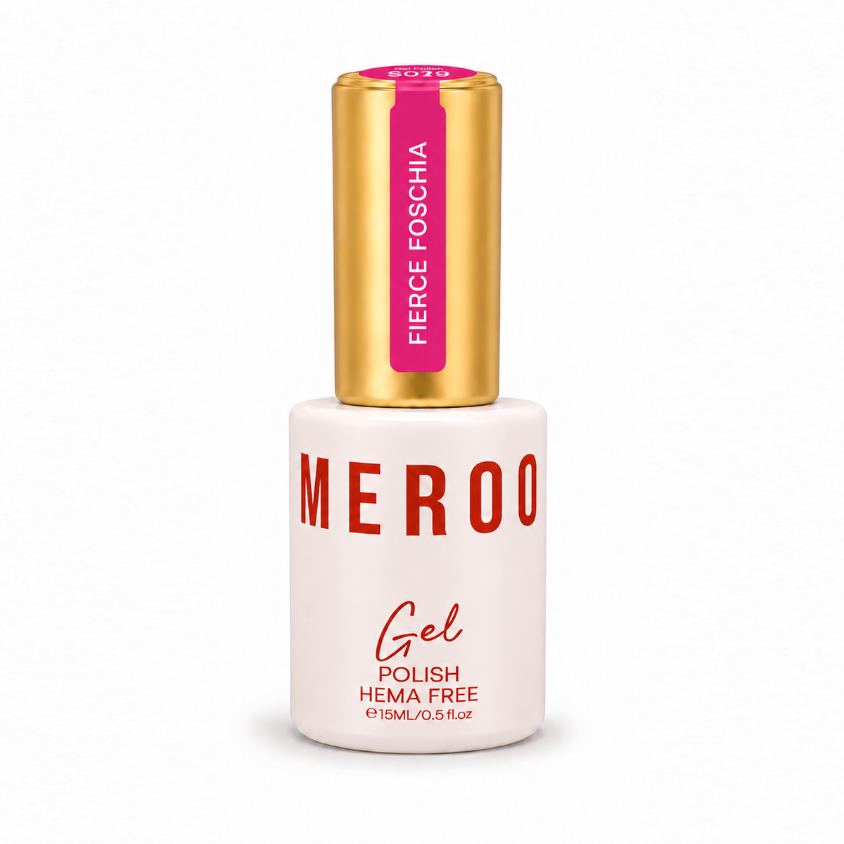 MEROO Fierce Foschia S029 Gel Polish bottle, 15 ml