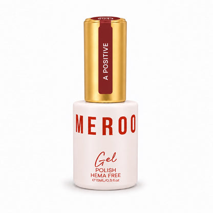 MEROO A Positive S043 Gel Polish bottle, 15 ml