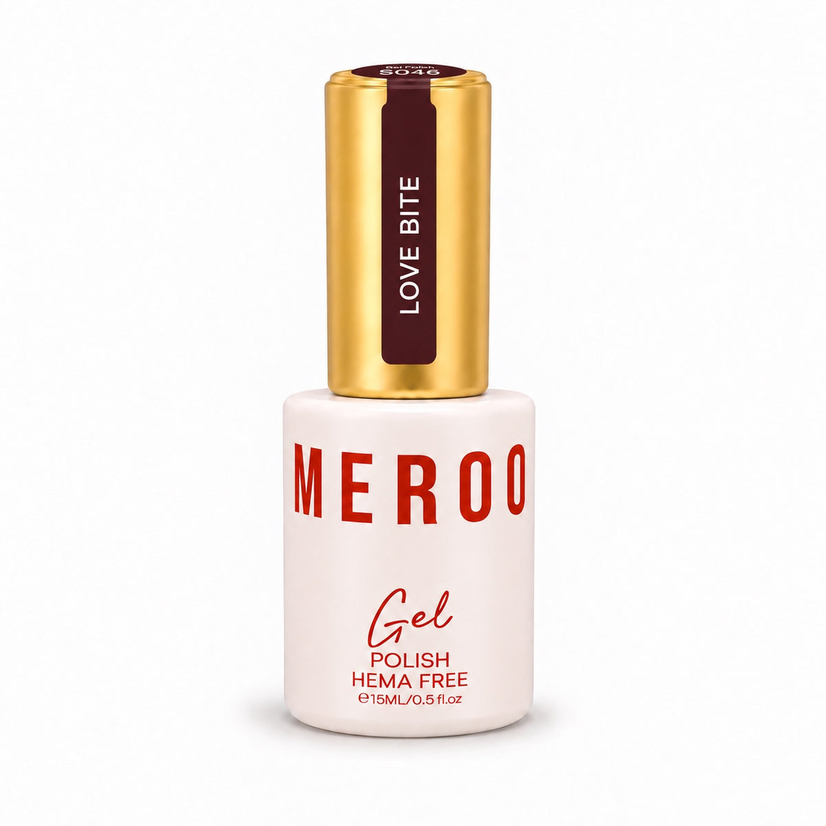 MEROO Love Bite S046 Gel Polish bottle, 15 ml