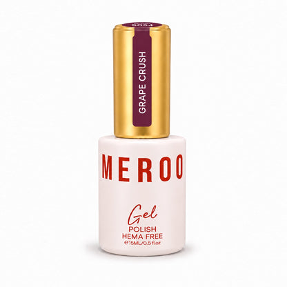 MEROO Grape Crush S054 Gel Polish bottle, 15 ml