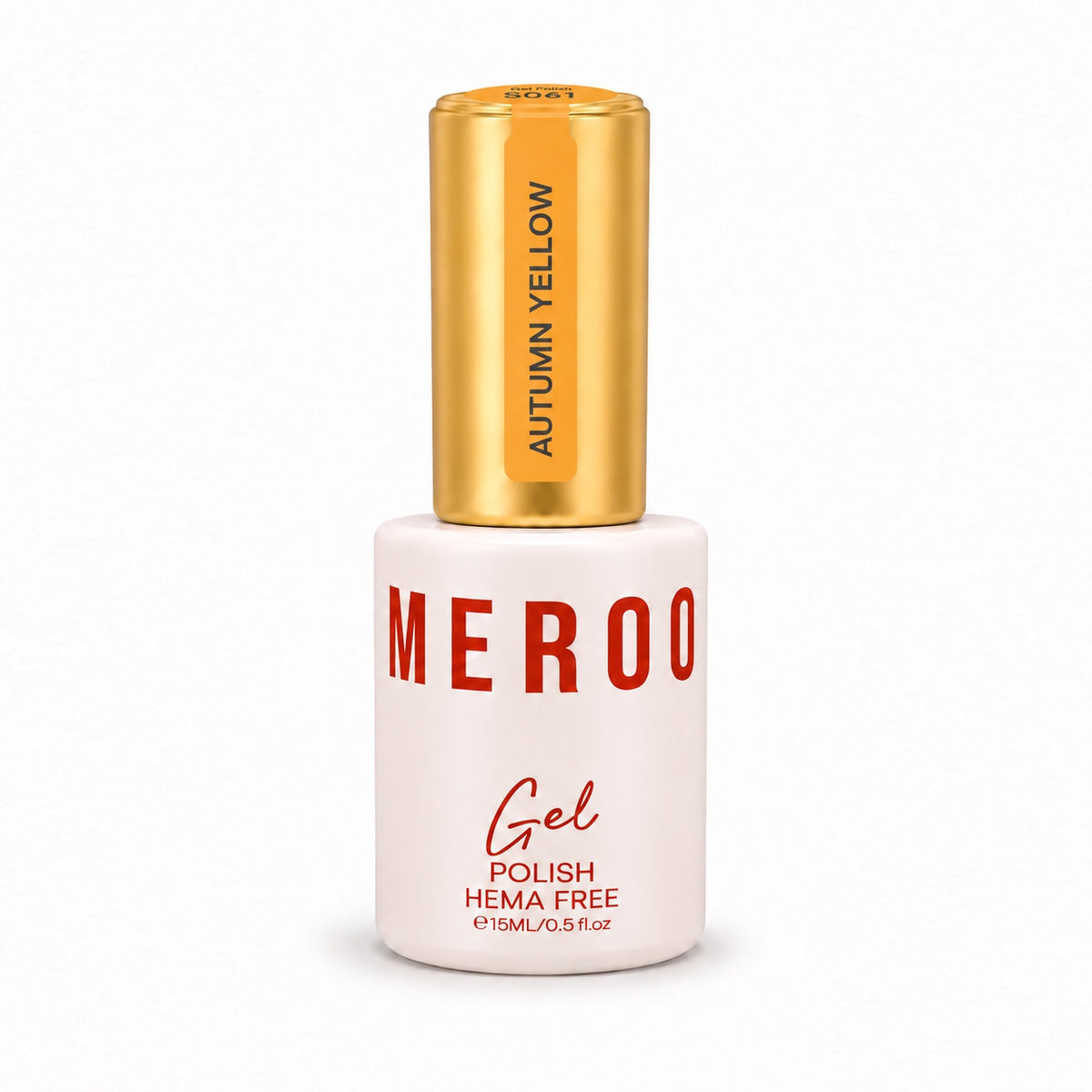 MEROO Autumn Yellow S061 Gel Polish bottle, 15 ml