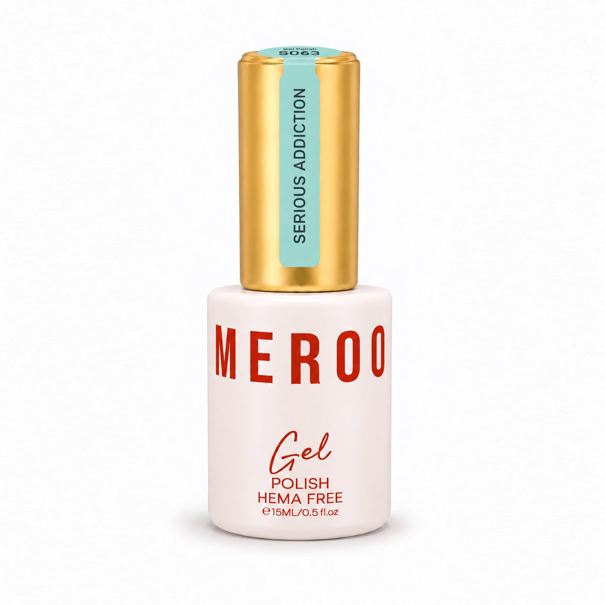 MEROO Serious Addiction S063 Gel Polish bottle, 15 ml
