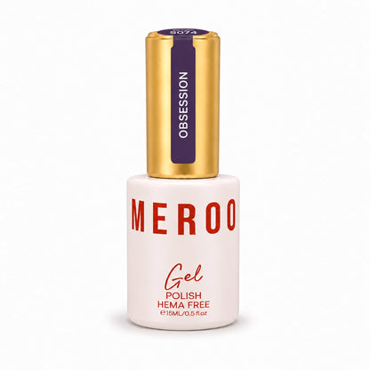 MEROO Obsession S074 Gel Polish bottle, 15 ml