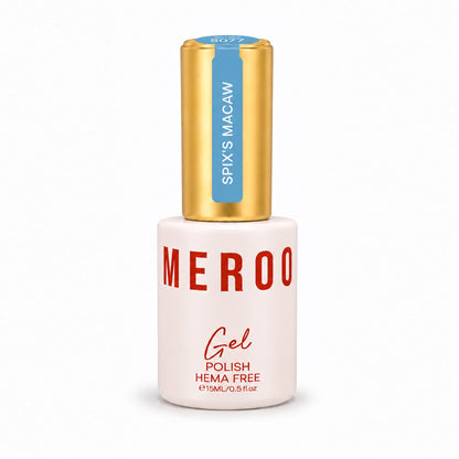 MEROO Spix'S Macaw S077 Gel Polish bottle, 15 ml
