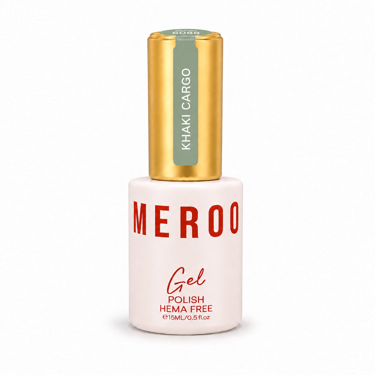 MEROO Khaki Cargo S088 Gel Polish bottle, 15 ml