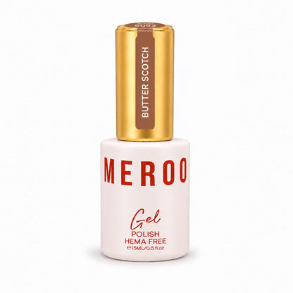 MEROO Butter Scotch S092 Gel Polish bottle, 15 ml