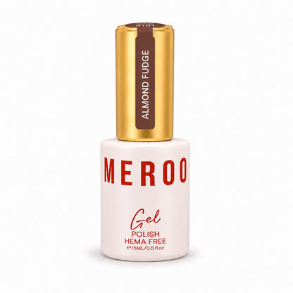 MEROO Almond Fudge S101 Gel Polish bottle, 15 ml