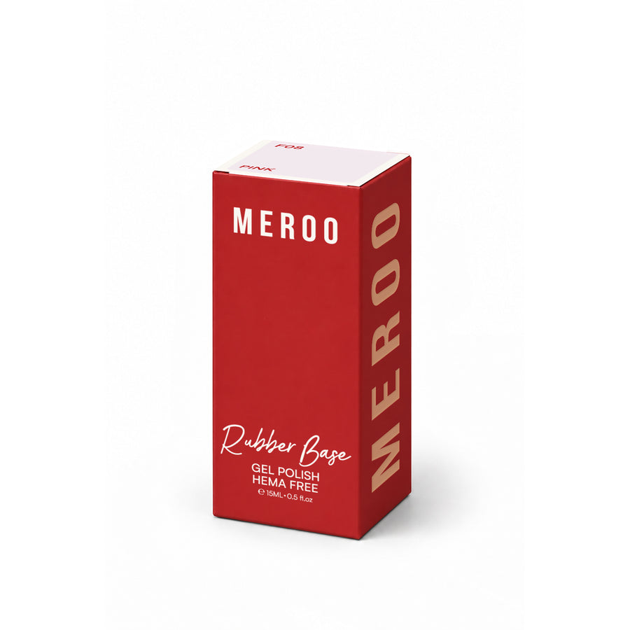 MEROO Rubber Base Pink box, 15 ml
