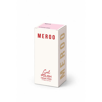 Original MEROO Litchi Gel S019 packaging reference