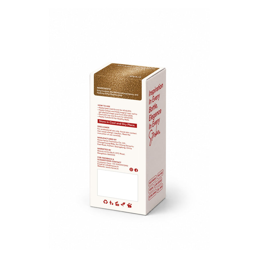 MEROO Golden Throne C06 packaging back and label instructions