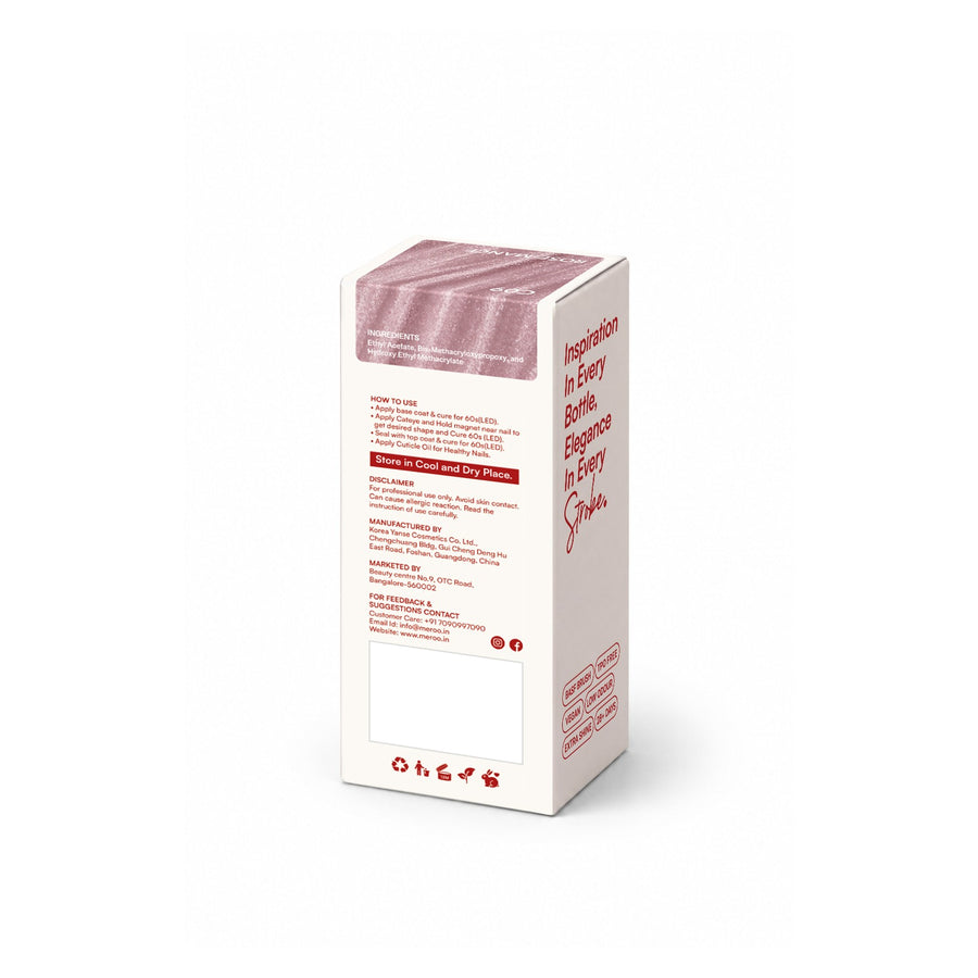 MEROO Rose-Mance C09 packaging back and label instructions
