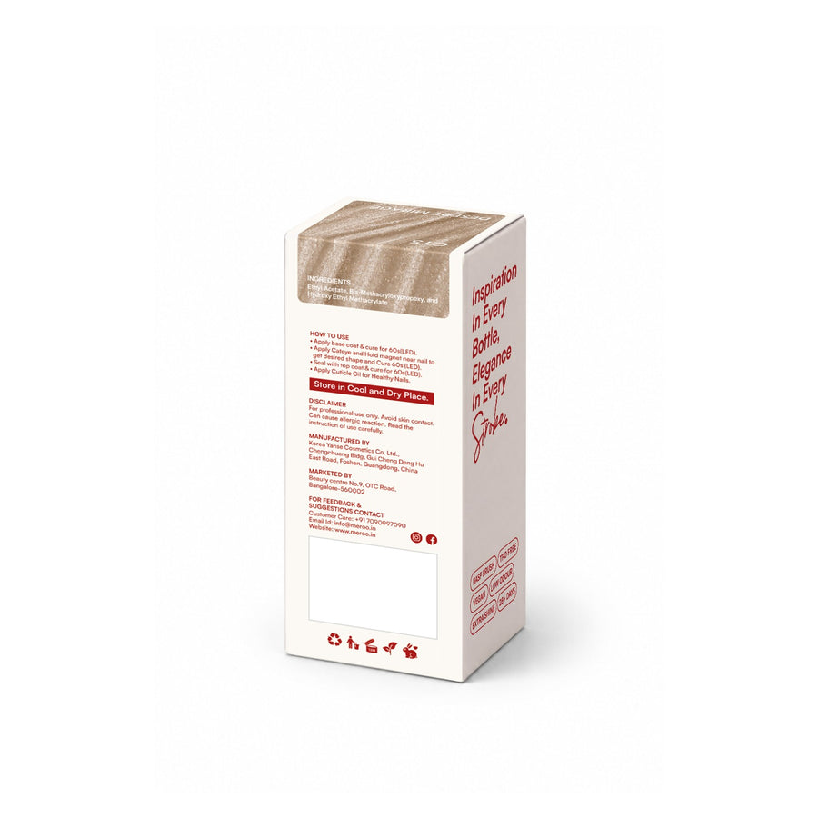MEROO Desert Mirage C15 packaging back and label instructions
