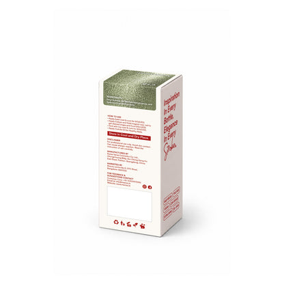 MEROO Moss Shine C18 packaging back and label instructions