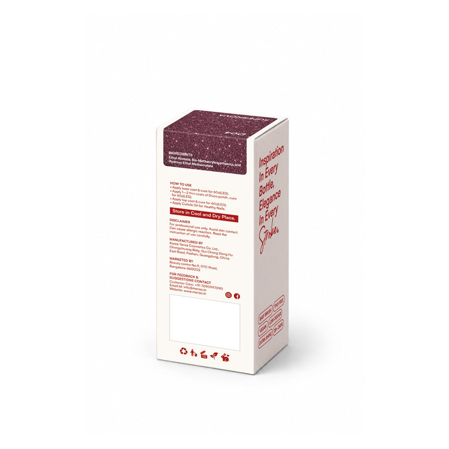 MEROO Supernova D04 packaging back and label instructions