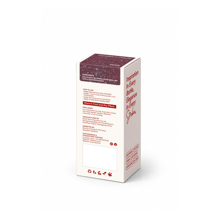 MEROO Royal Carriage D06 packaging back and label instructions