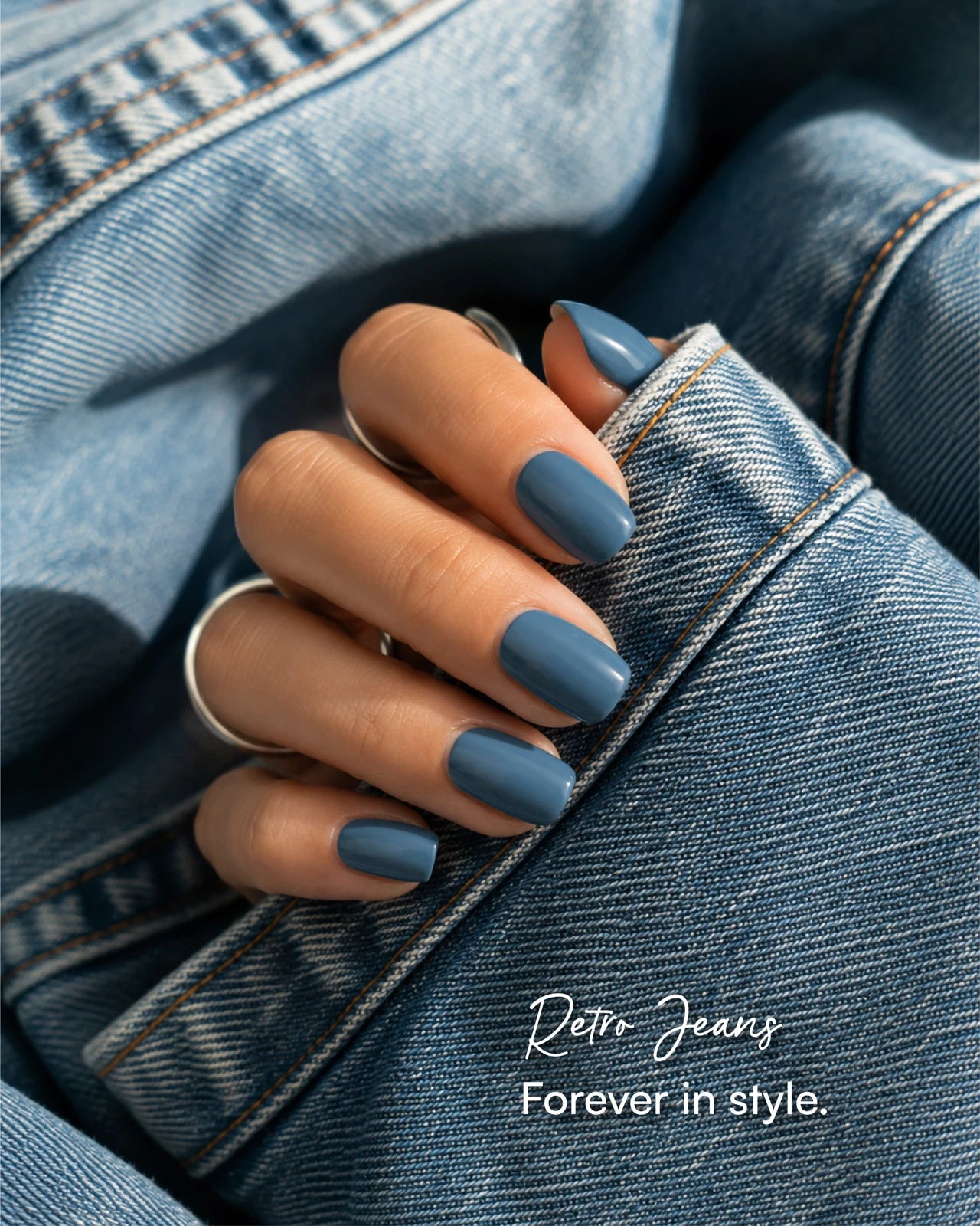 Blue Manicure